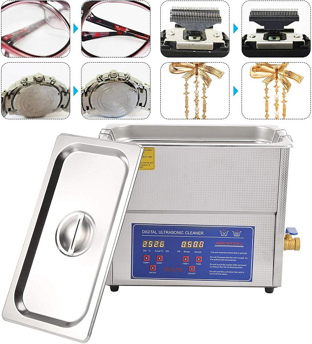 Ультразвукова ванночка MH-040S з нагрівом 10л Київ - фото 1