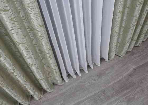 Шторная ткань жаккард 