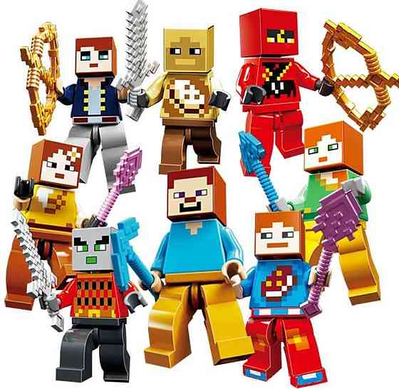 Новорічний адвент-календар Лего Майнкрафт на 24 вікна. Київ