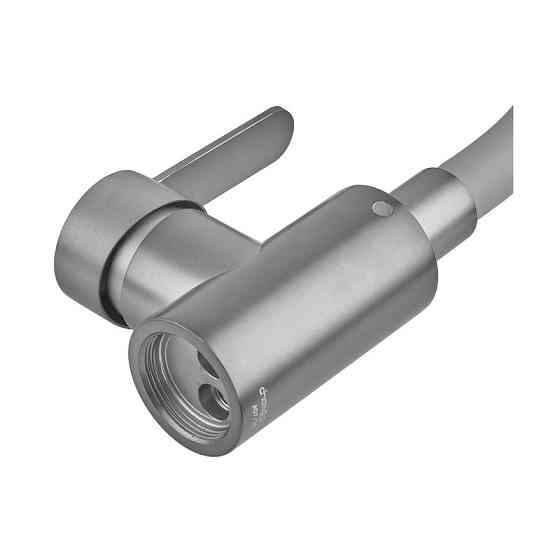 Кухонный смеситель Champion EZA-011 Graphite REFL.Gray с силиконовым серым изливом из нержавеющей стали (CH6566) Харьков