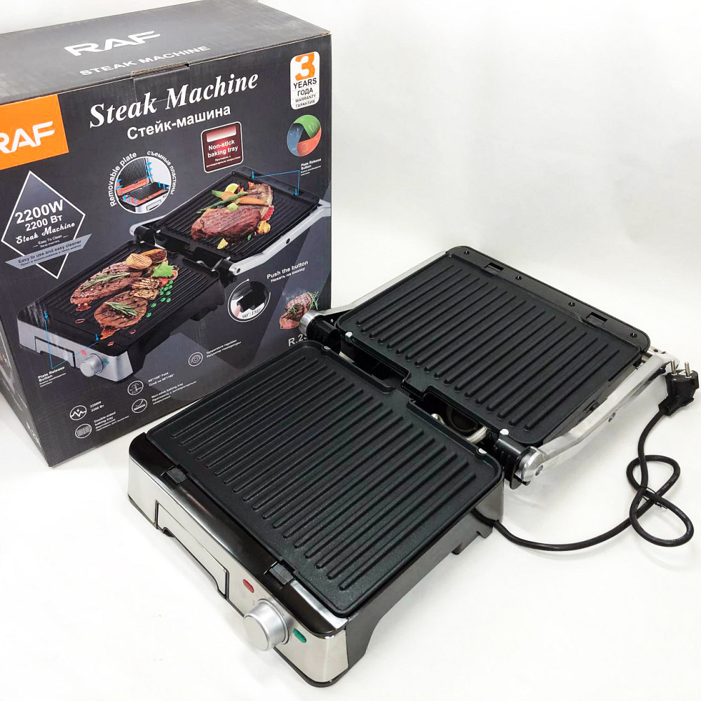 Бутербродница электрогриль, Электрический гриль для стола с прижимом, Настольный гриль для готовки PZ-41 Львов - изображение 3