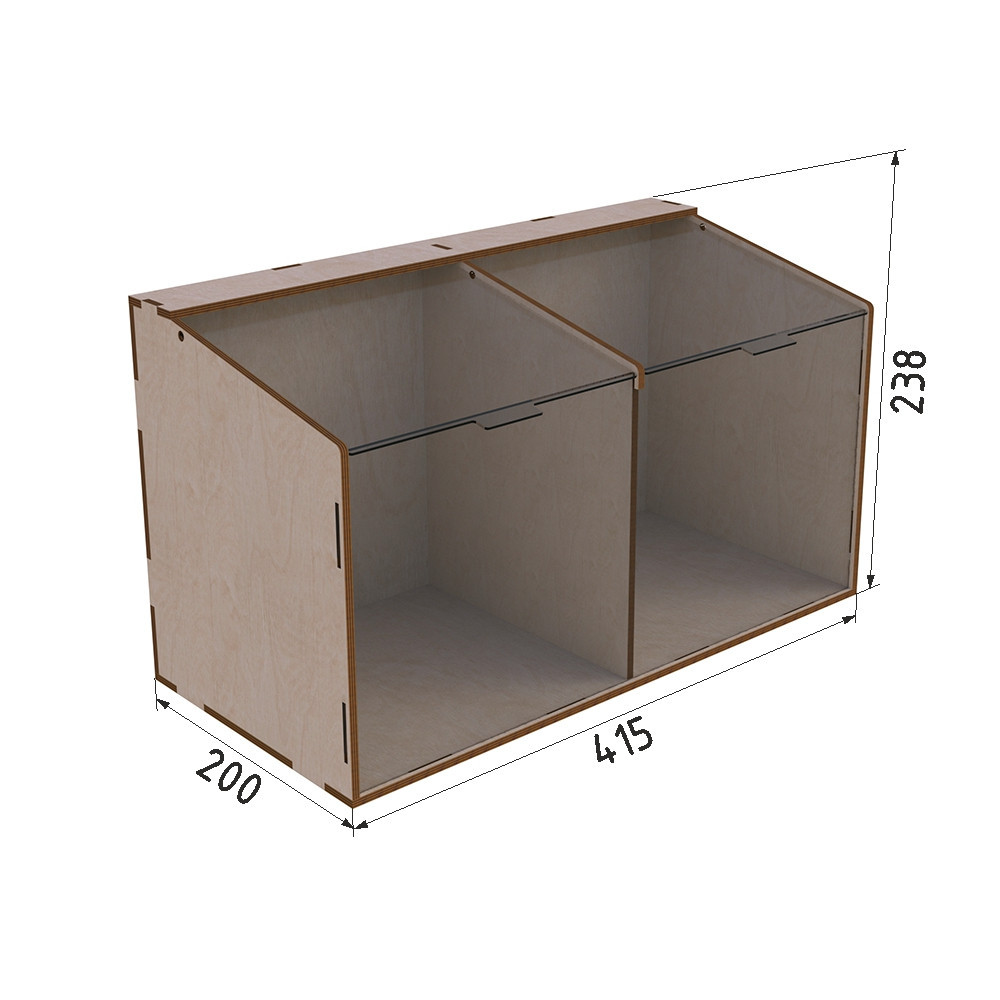 Диспенсер EKOSTAR для конфет, снеков, орехов, крупы на 2 ячейки Киев - изображение 5