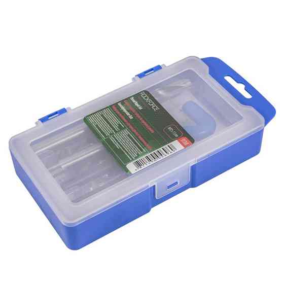 Набір пристосувань та футорок для відновлення різьблення M12*1.5, 15 предметів, в кейсі ROCKFORCE RF-912U6 Одеса