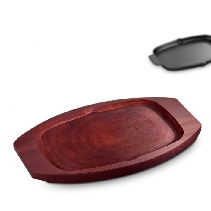 Чавунна сковорода зі знімною ручкою і підставкою 33,5х21 см GRILLI 777201 Код: 012734 Рівне - фото 3