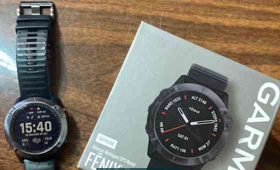 Смарт-Часи Garmin Fenix 6x Sapphire Київ