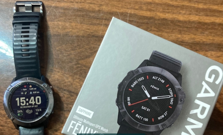 Смарт-Часи Garmin Fenix 6x Sapphire Київ - фото 2