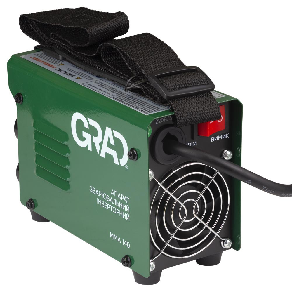Grad Аппарат сварочный инверторный ММА-140А электрод 4мм GRAD (5387915) Коломия - фото 9