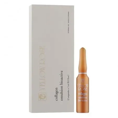 Сироватка з колагеном Collagen emulsion bio active Yellow Rose 12 ампул по 3 мл Дніпро