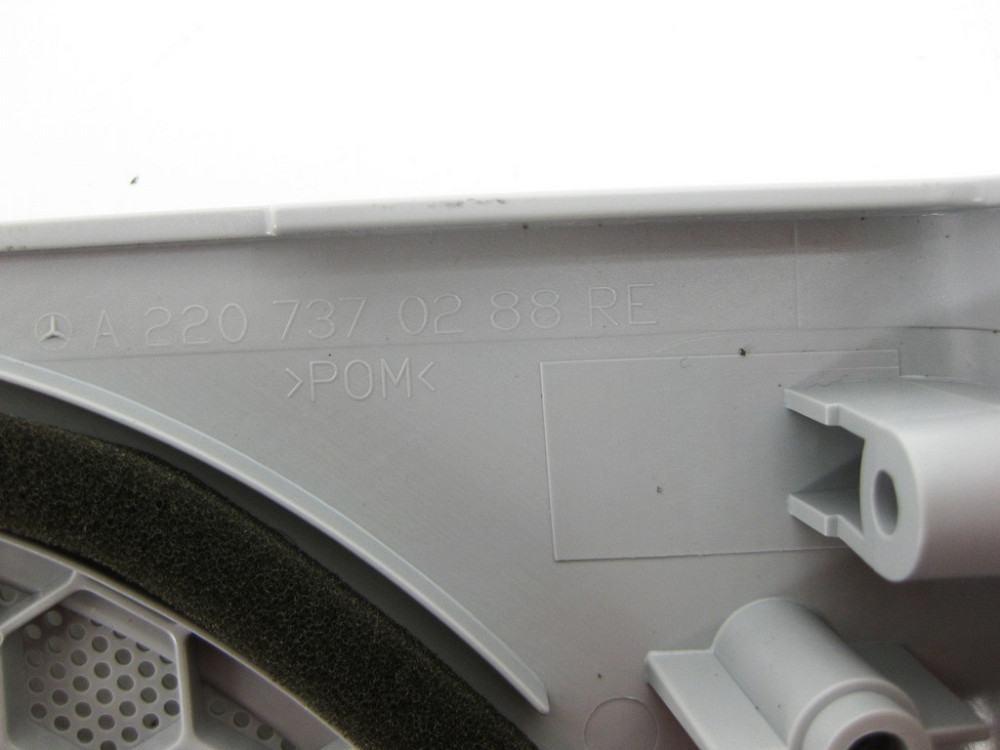 Mercedes-Benz  A2207370288 7D43 Накладка динаміка на карті задніх правих дверей колір сірий S-class short W220 S-class long V220 Одеса - фото 9