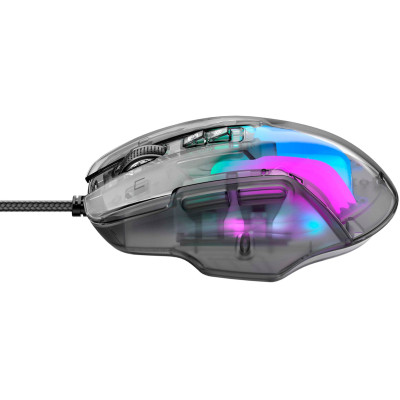 Мишка Havit HV-MS1011SE USB Transparent Black (6950676270280) Вінниця - фото 3