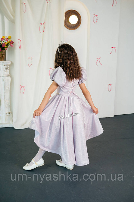 Пышное удлиненное блестящее платье люрекс Кривой Рог - изображение 2