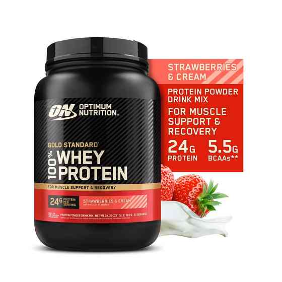 Протеїн Optimum Nutrition 100% Whey Gold Standard 682 gram (Strawberry Cream) Луцьк