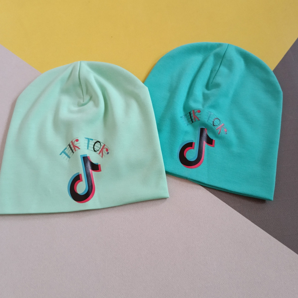 Шапка легкая демисезонная трикотажная 52-56см Киев - изображение 1