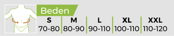 Корсет попереково-крижовий 26 см CAS250, поперековий бандаж післяопераційний для реабілітації M Кам'янець-Подільський