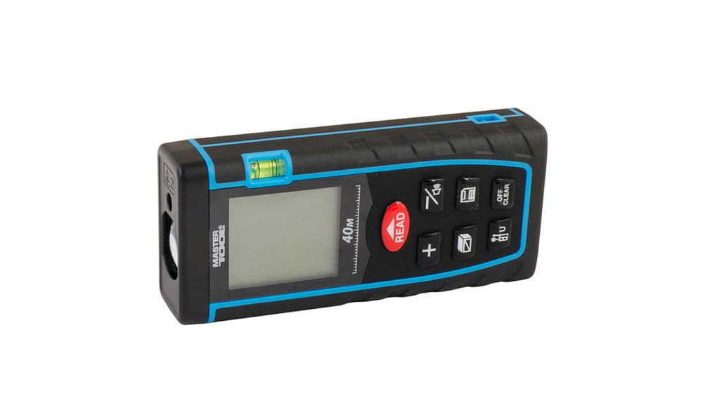 MASTERTOOL Далекомір лазерний MASTERTOOL до 40 м ±2 мм/м пам'ять 30 клас лазера I IP54 живлення Коломия - фото 5