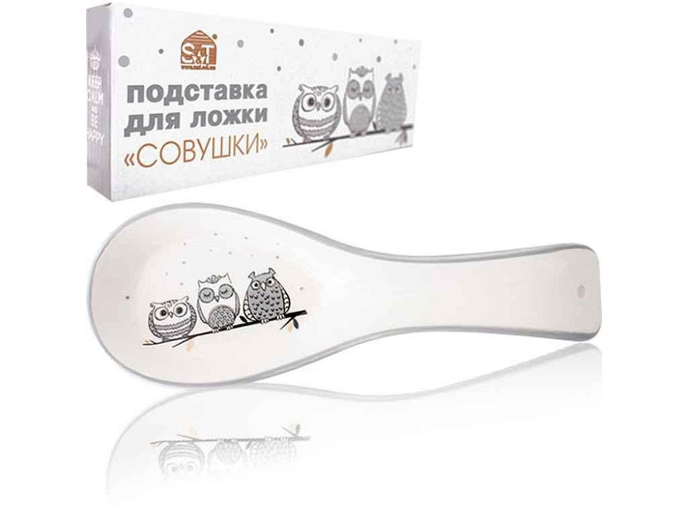 Подставка под ложку 23*2,5см Совушки 3653-18 ТМ SNT Solmir Solmir Solmir Київ - фото 1