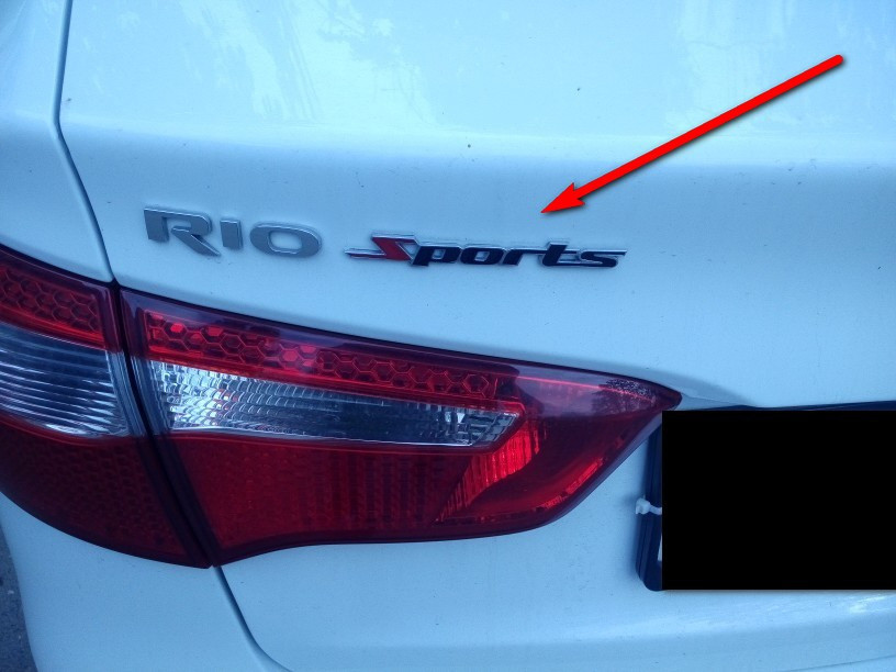 Наклейка Металева Sports Тюнінг авто не іржавий Київ - фото 7