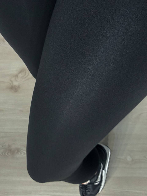 Лосини жіночі Fashion 7014 push up з широким утягуючим поясом чорні, чорний, SM Київ - фото 7