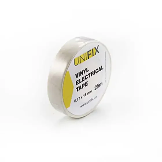 Лента изоляционная Unifix - 18 x 0,17мм x 25м белая Полтава