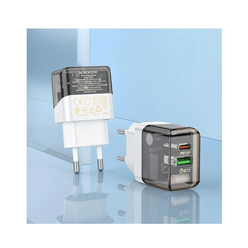 Зарядное устройство BOROFONE BA80A Scenery 20W Черное Киев - изображение 3