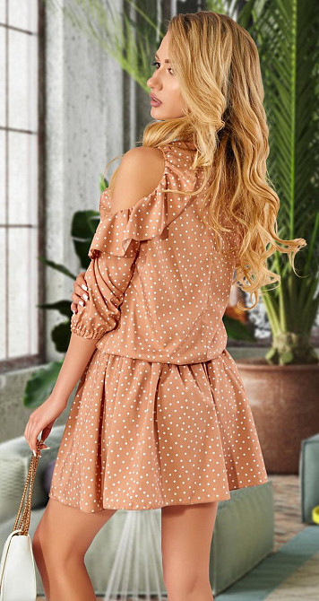 Лёгкое бежевое платье (46) Киев - изображение 4