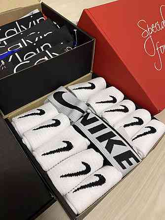 АКЦИЯ носки и трусы🎁 Подарочный набор Nike (12 пар носков + 2 боксера) Киев