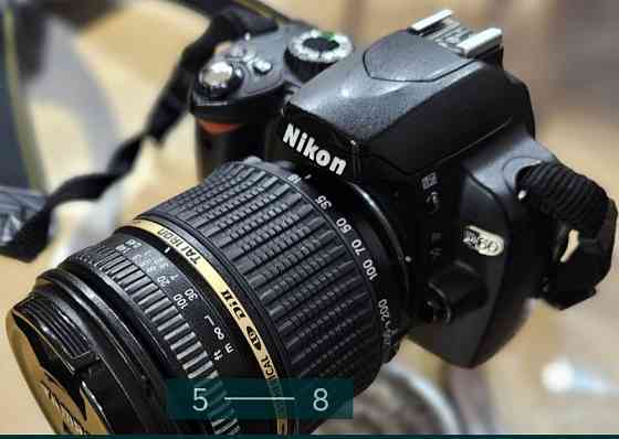 Крутий фотоапарат Nikon D60 з обєктивом Tamron 18/200. Киев