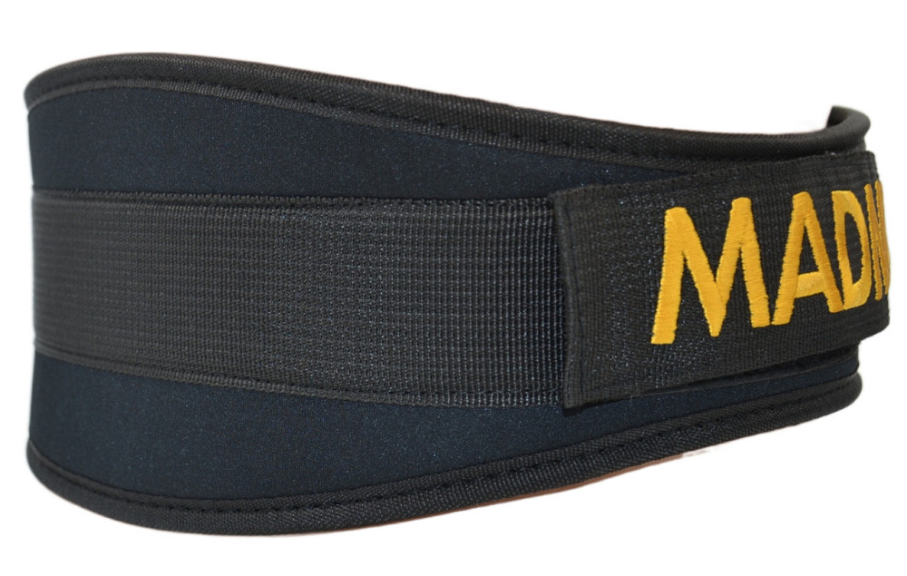 Пояс для важкої атлетики MadMax MFB-313 Body Conform неопреновий Black M Киев - изображение 7