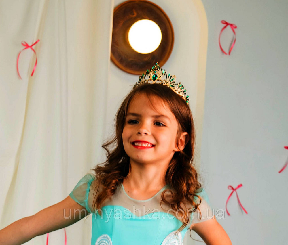 Диадема на обруче Корона синяя с камнями Кривой Рог - изображение 10