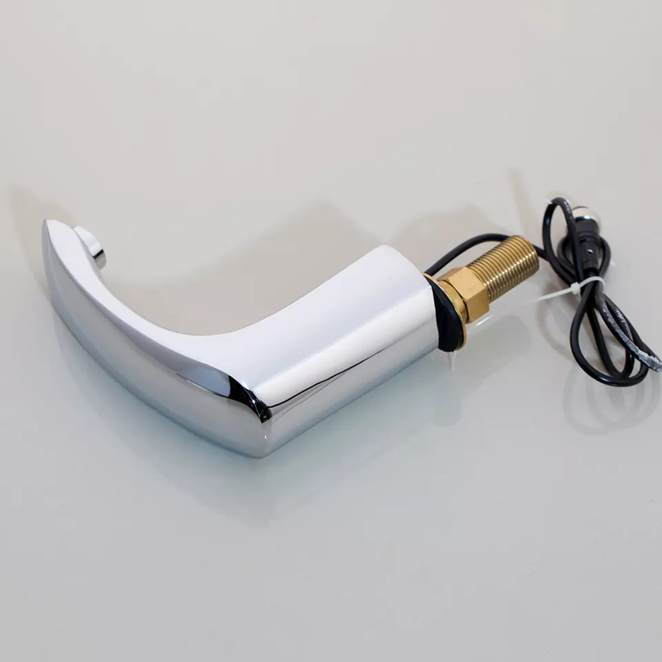 Електронний змішувач сенсорний безконтактний у ванну кімнату Hands Free, дизайнерський кран з латуні Кам'янець-Подільський - фото 3