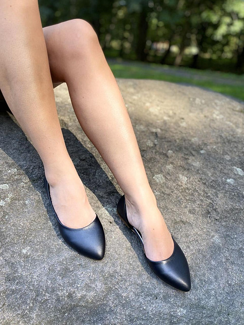 ALEX BELL Балетки жіночі ALEX BELL 700Z/1-1-20AP чорні (весна-осінь, шкіра натуральна) (3100) 3 Коломия - фото 2