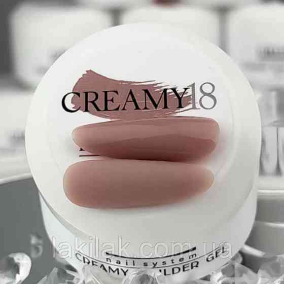 Гель для нарощення нігтів Crooz Creamy gel 18 (тілесно-рожевий) 15мл Херсон