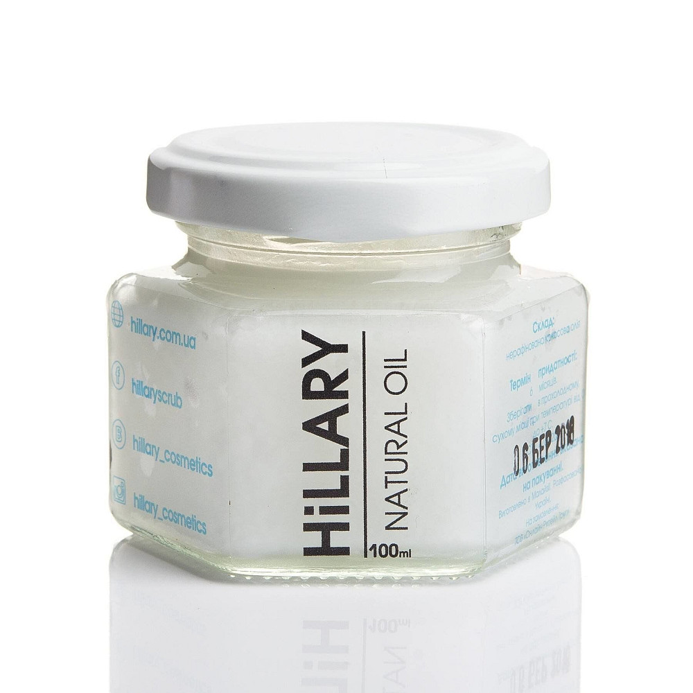 Нерафинированное кокосовое масло VIRGIN COCONUT OIL Hillary 100 мл Киев - изображение 5
