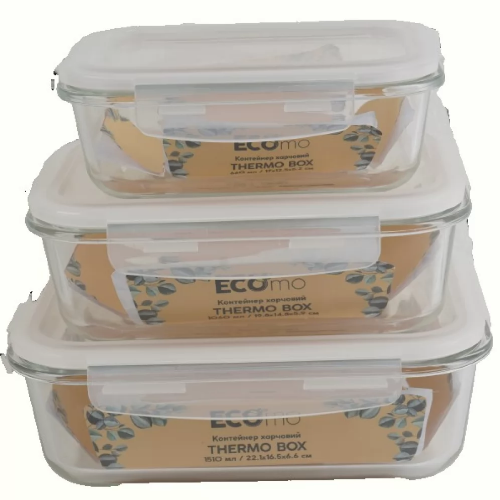 Контейнер для харчових продуктів 620мл прямокутний Thermo Box ECOMO Житомир - изображение 3