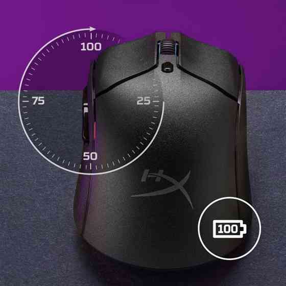 Миша бездротова HyperX Pulsefire Haste 2 WL Black (6N0B0AA) Чорний Харків