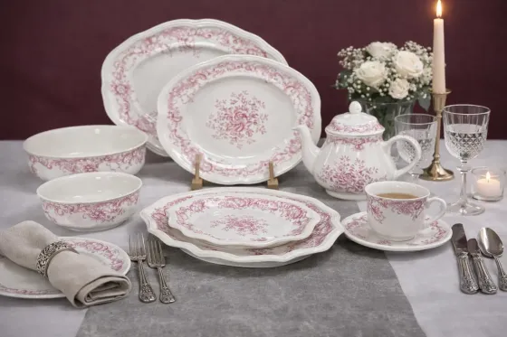 Столовый сервиз на 6 человек 34 предмета DY04 Коломия