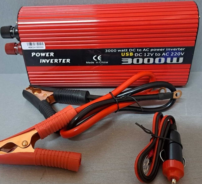 Перетворювач 3000W Інвертор 12V на 220 V Київ - фото 3