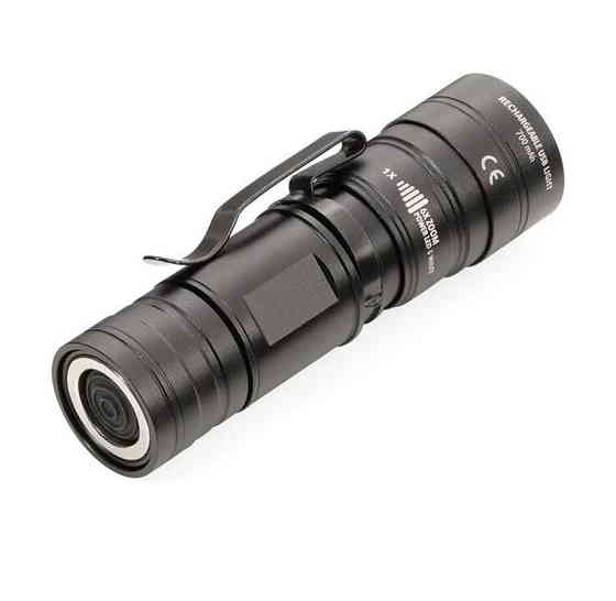 Фонарик Troika Eco Beam с USB-зарядкой алюминиевый Черный Киев