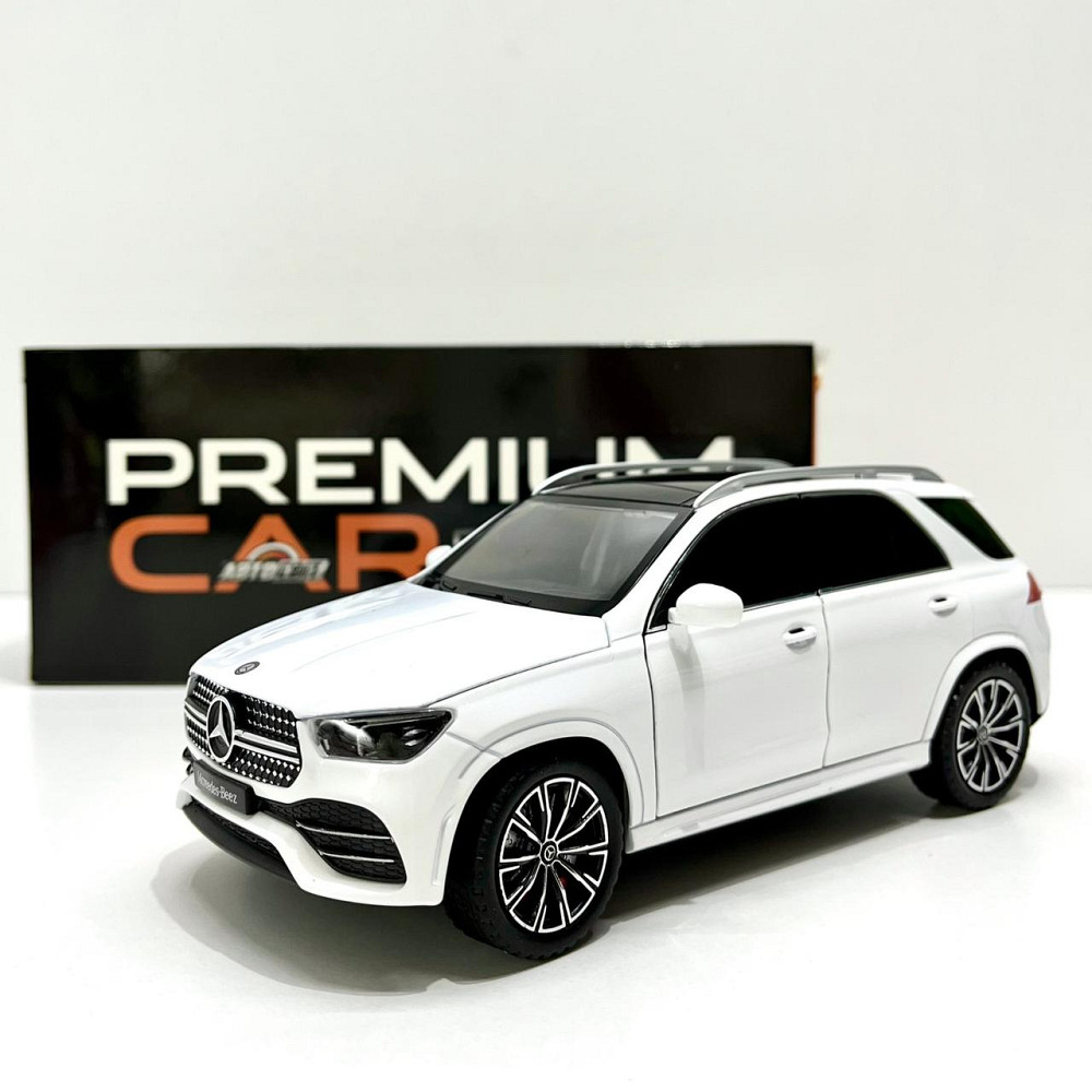 Машина Автосвіт Mercedes інерційна відчиняються двері 20,5 см 1:24 Біла (AP-2100) Чернігів - фото 9