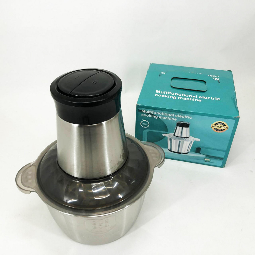 Блендер електричний для смузі 1200 W, Електричний блендер подрібнювач, Чопер для кухні AO-85 Львів - фото 2