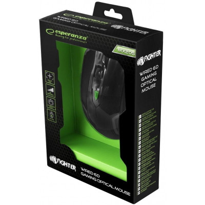 Мышка Esperanza MX205 Fighter green (EGM205G) Винница - изображение 4
