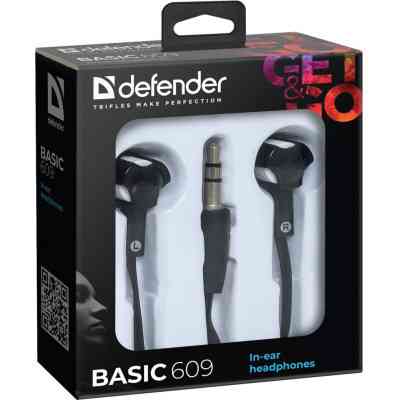 Навушники Defender Basic 609 Black-White (63609) Вінниця