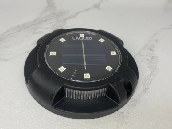 Б/у Уличный грунтовый светильник на солнечной батарее Laliled Disk Lights A19 6 LED IP65 Теплый белоснежный свет Киев