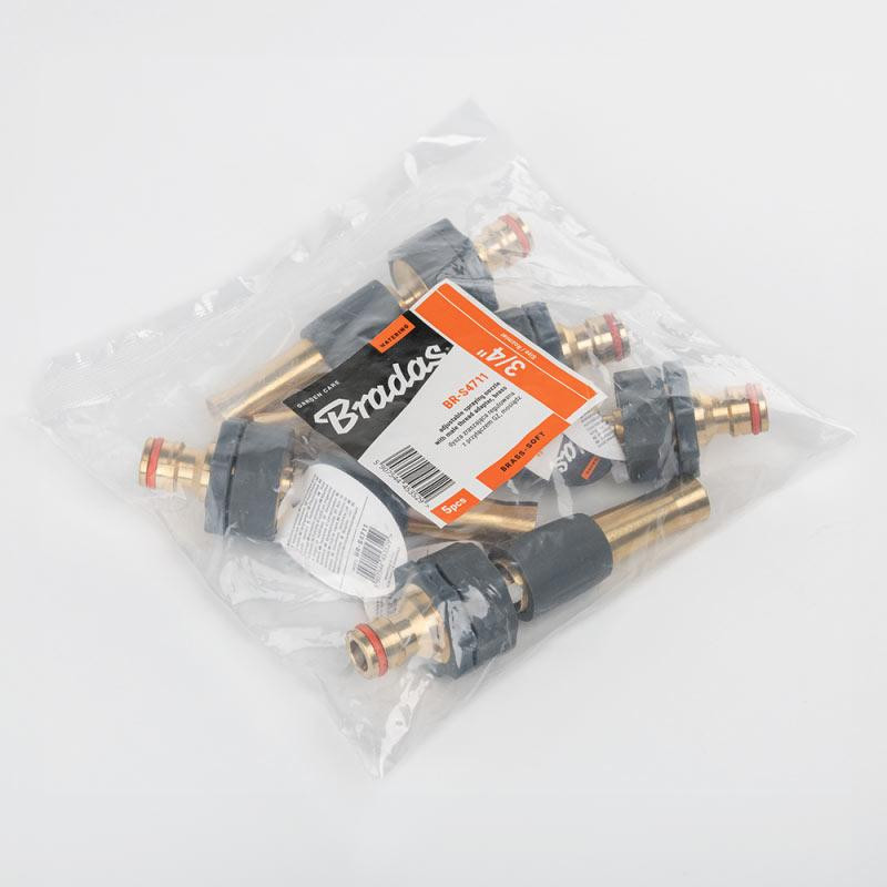 Регульована насадка РВ 3/4", РЗ 3/4", з латуні, BRASS SOFT, BR-S4711 Київ - фото 3