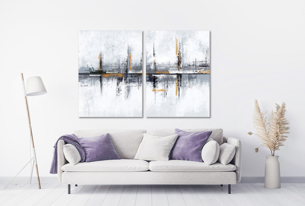 Модульна картина у вітальню/ спальню   АбстракціяTLV-2_093 90x132 см Київ - фото 2