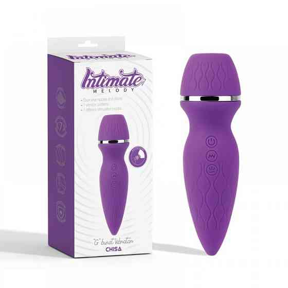 Вакуммный стимулятор клитора с вибрацией Chisa Intimate Melody, фиолетовый Sex Aura Киев