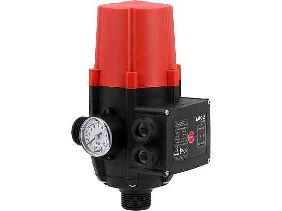 Реле тиску рідин YATO від ел. мережі 230В. макс. струм- 10А, макс./ стартовий тиск- 10/1,5 Bar, [12] Одеса