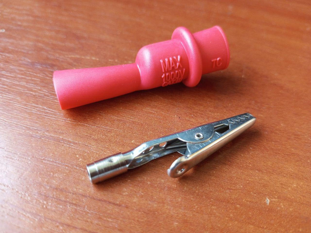 Зажим под щуп тестерный с резьбой, 10А Полтава - изображение 1