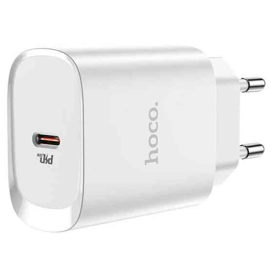 Мережевий зарядний пристрій HOCO N14 Smart Charging single port PD20W charger White Київ