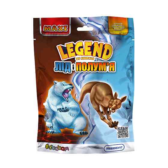 Стретч-іграшка у вигляді тварини серії Legend of animals Максі – Лід і полум'я Днепр